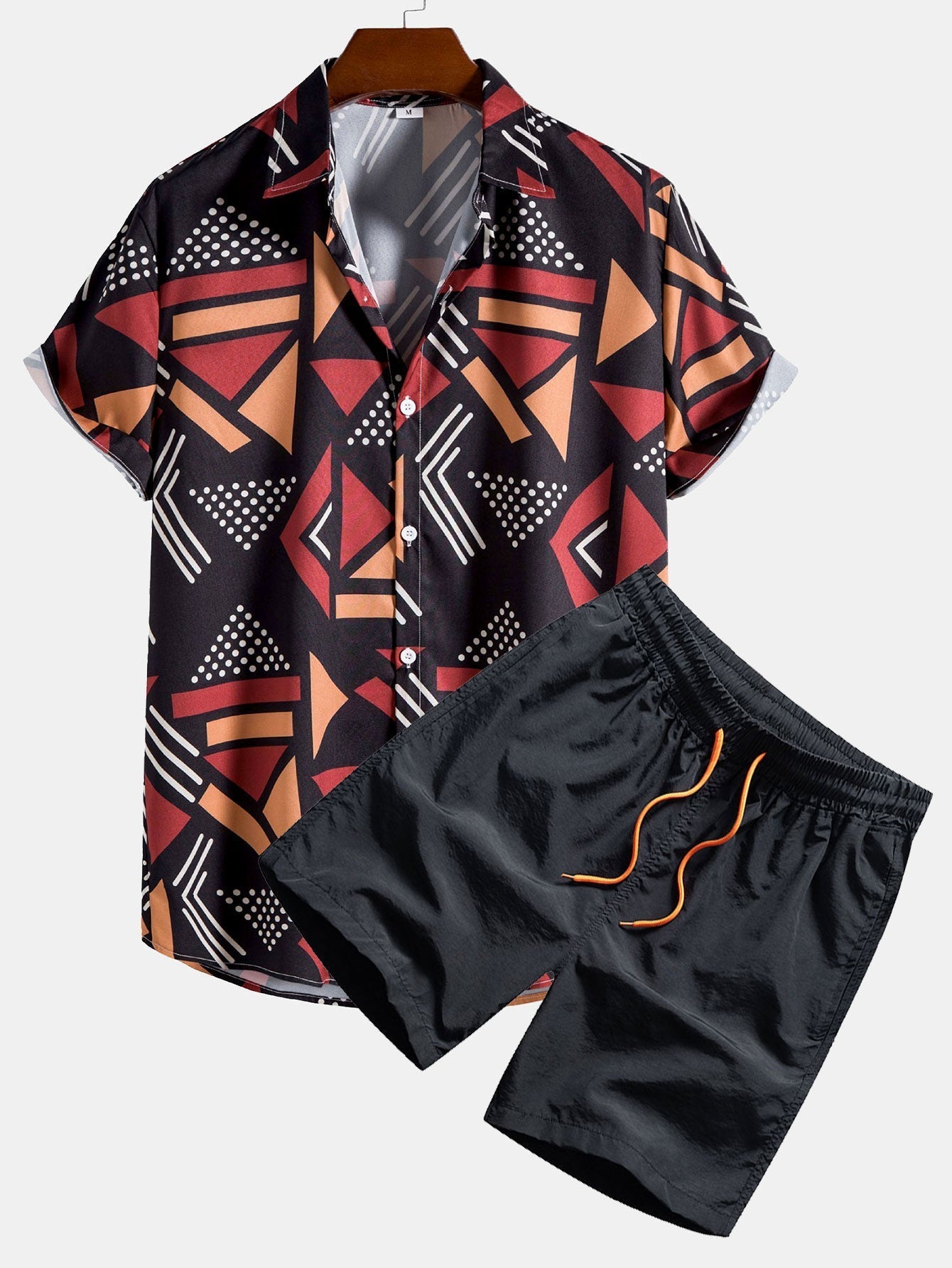 SODARA™ | Skjorta med geometriskt tryck & Badshorts