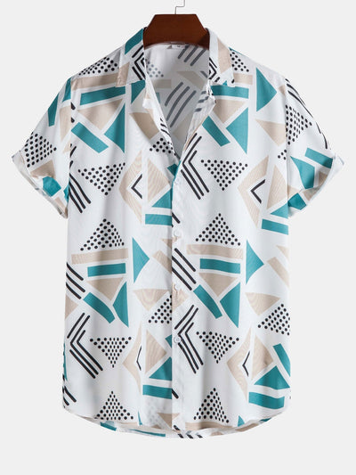 SODARA™ | Skjorta med geometriskt tryck & Badshorts