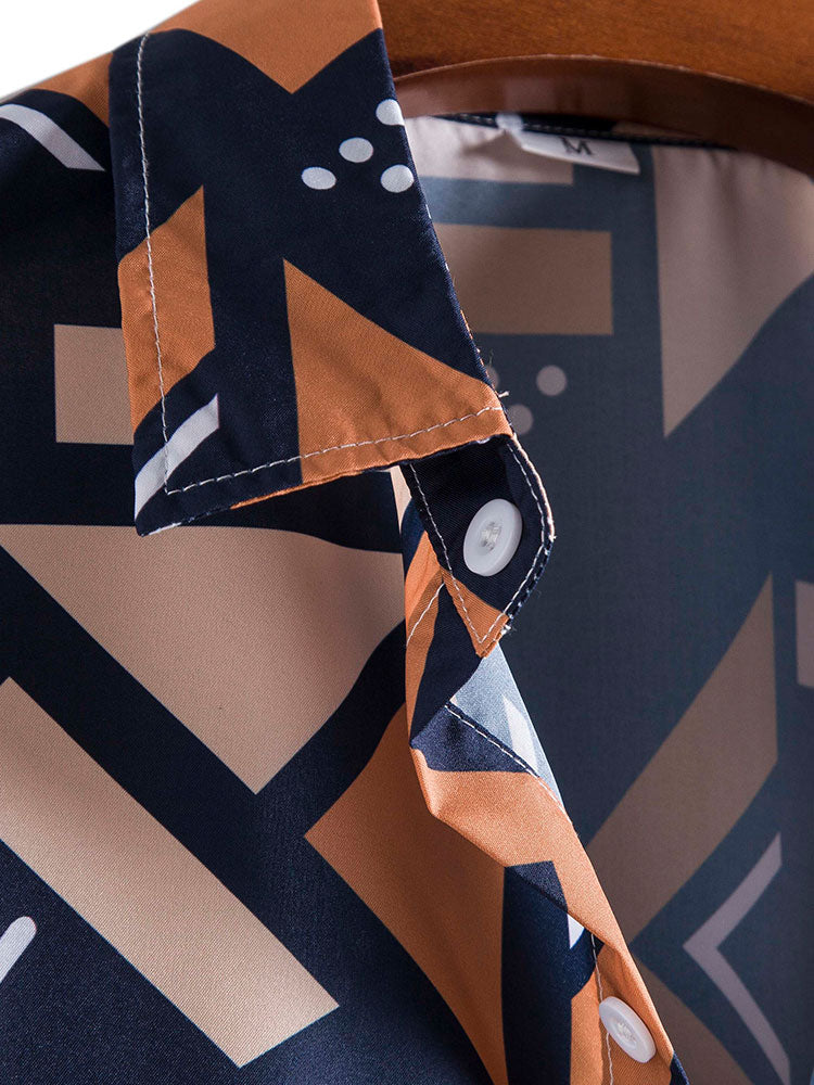 SODARA™ | Skjorta med geometriskt tryck & Badshorts