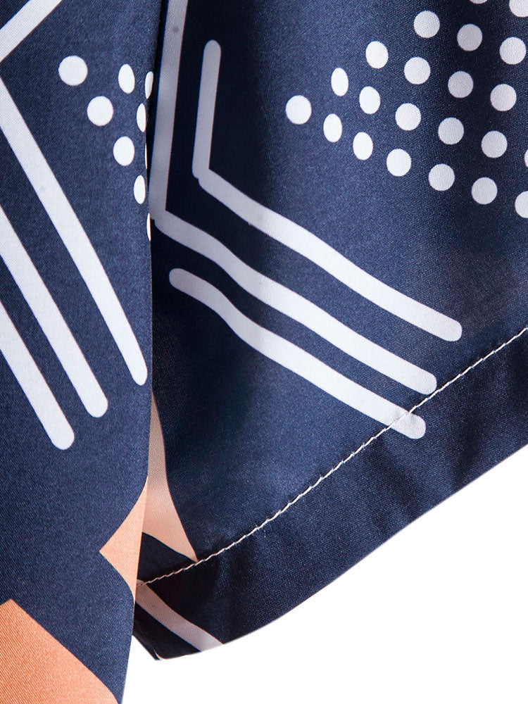 SODARA™ | Skjorta med geometriskt tryck & Badshorts
