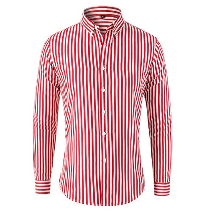 Simon™ | Klassisk Randig Skjorta