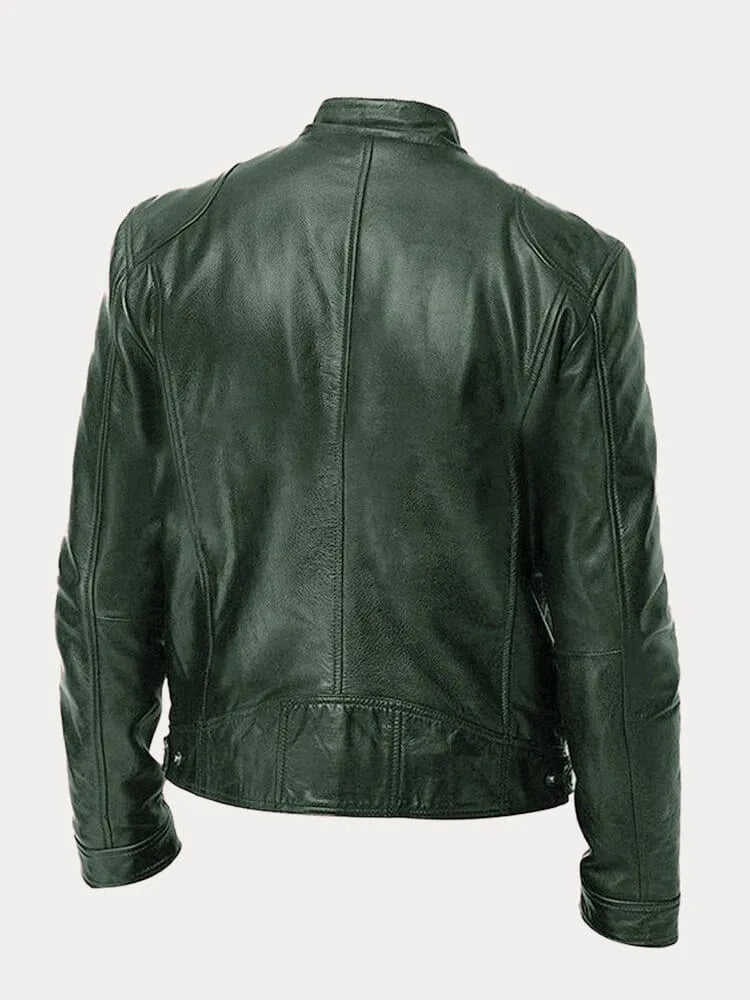 Victor™ | Casual Läderjacka