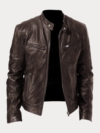 Victor™ | Casual Läderjacka