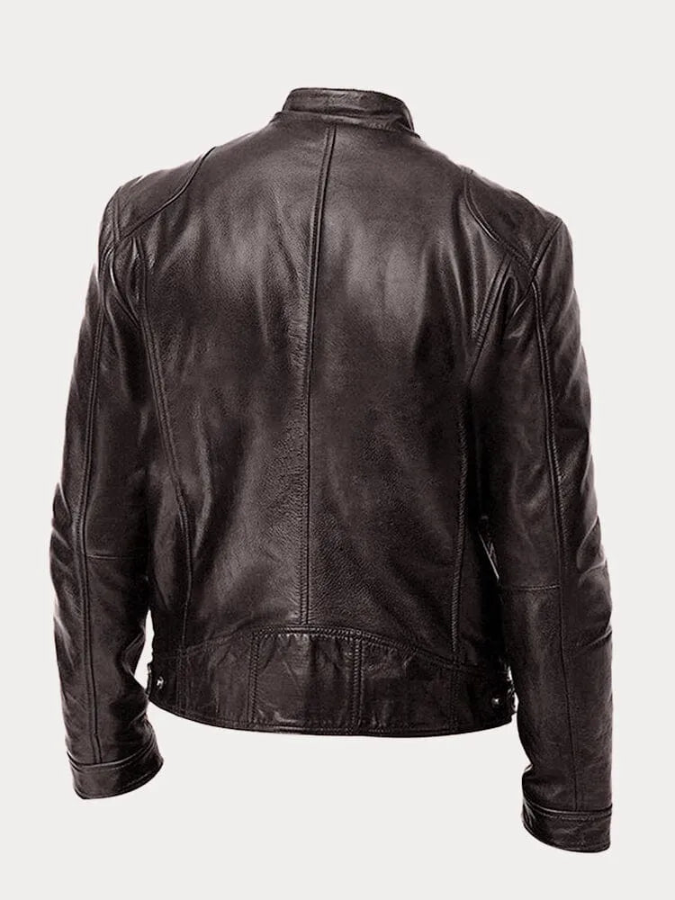 Victor™ | Casual Läderjacka