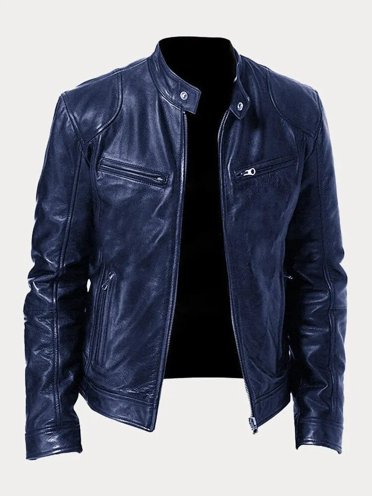 Victor™ | Casual Läderjacka