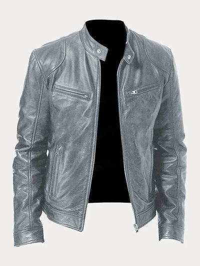 Victor™ | Casual Läderjacka