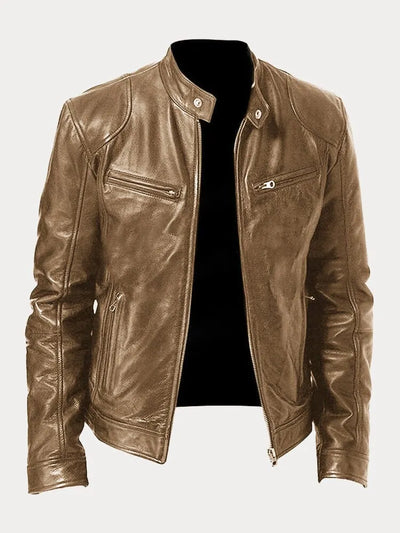 Victor™ | Casual Läderjacka
