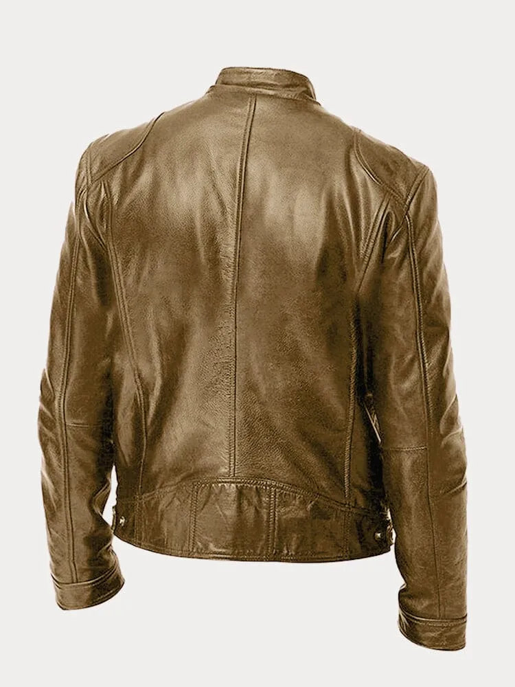 Victor™ | Casual Läderjacka