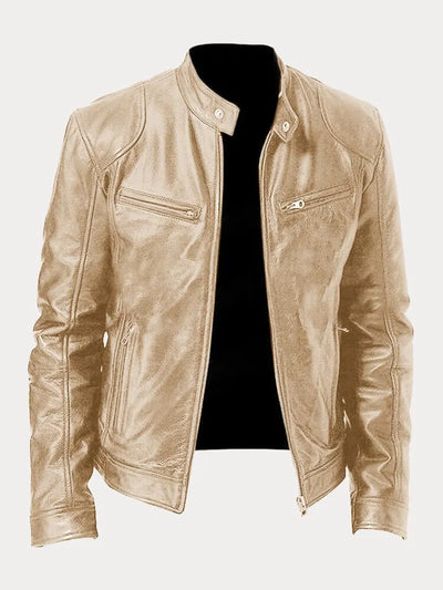 Victor™ | Casual Läderjacka
