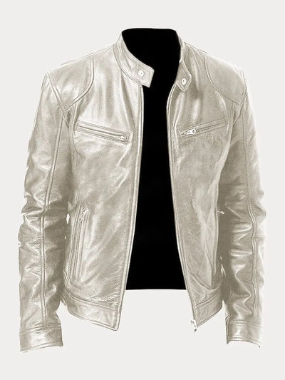 Victor™ | Casual Läderjacka