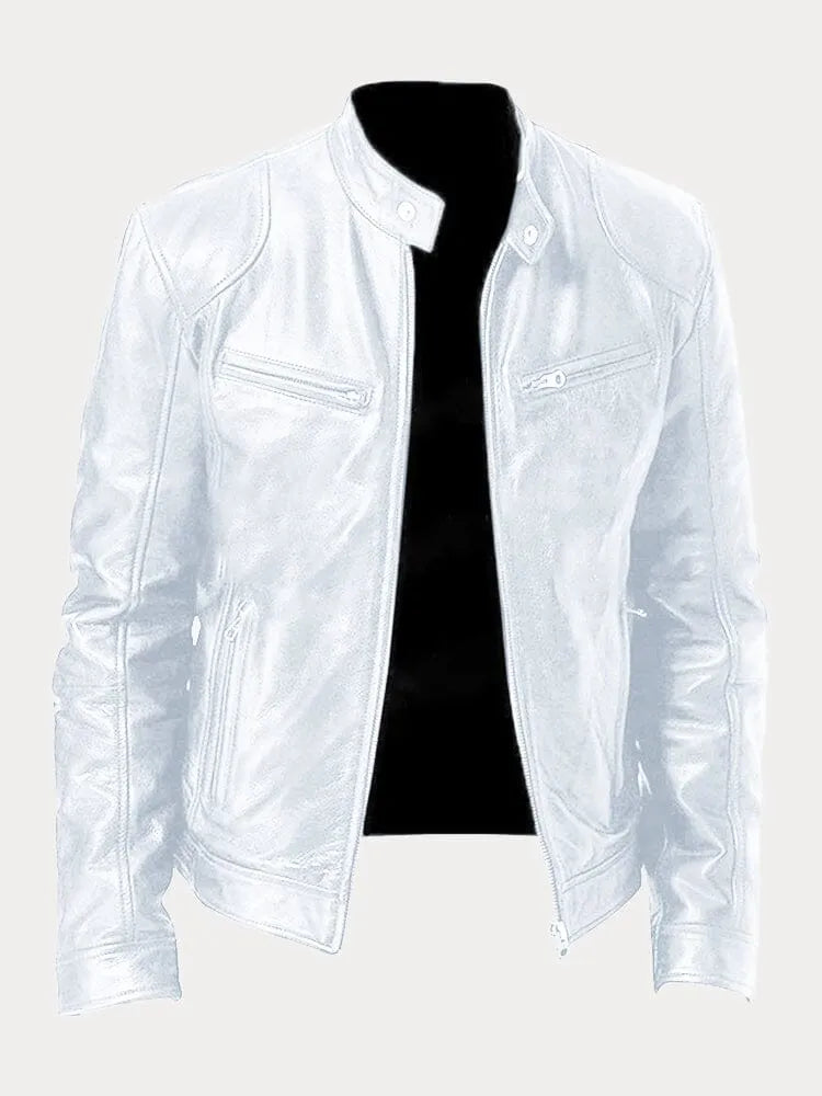 Victor™ | Casual Läderjacka