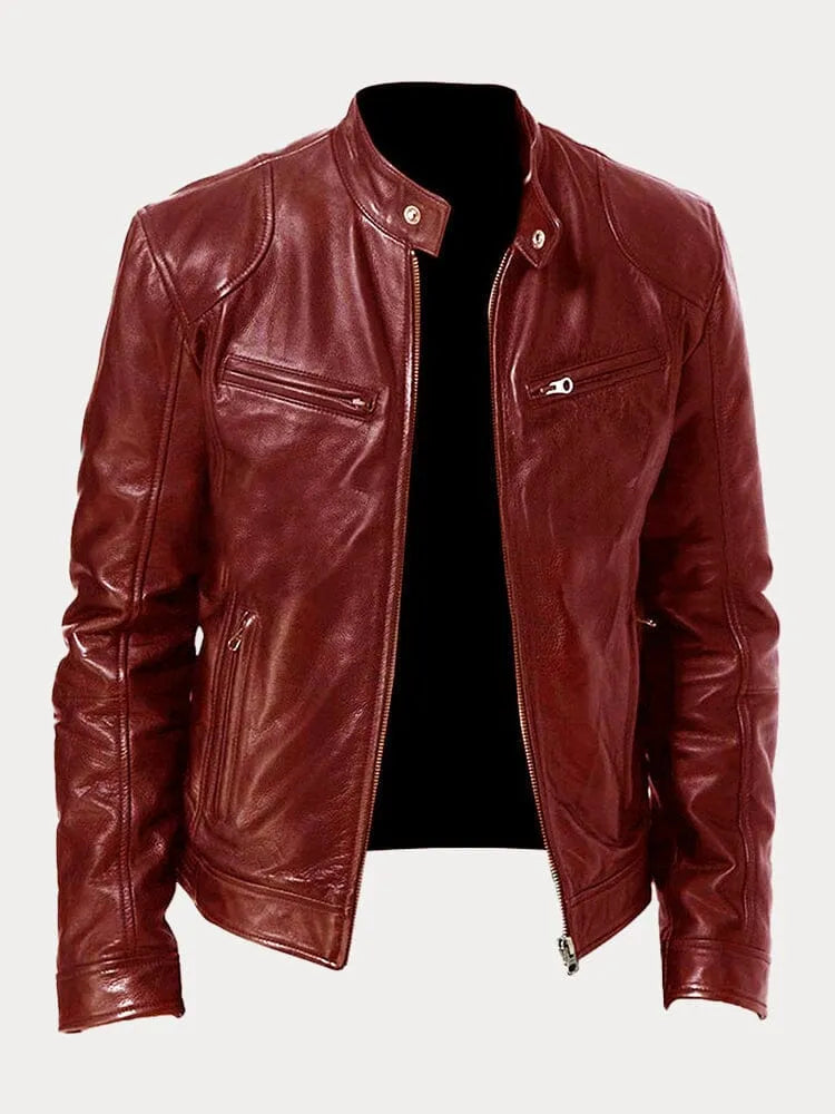 Victor™ | Casual Läderjacka