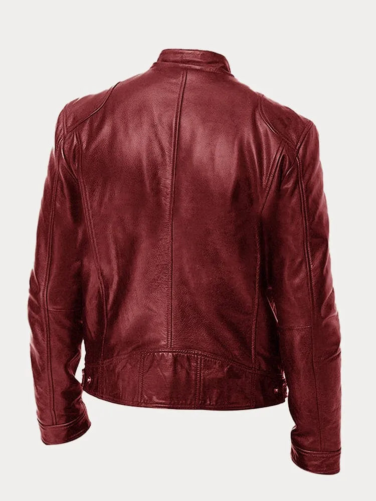 Victor™ | Casual Läderjacka