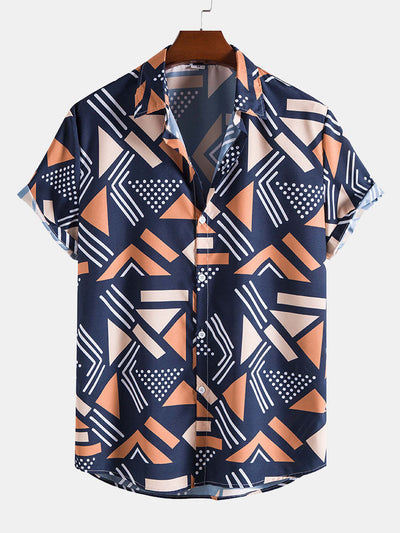 SODARA™ | Skjorta med geometriskt tryck & Badshorts