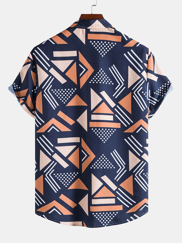 SODARA™ | Skjorta med geometriskt tryck & Badshorts